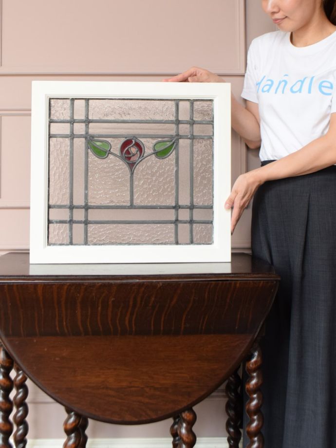 アンティークのステンドグラス