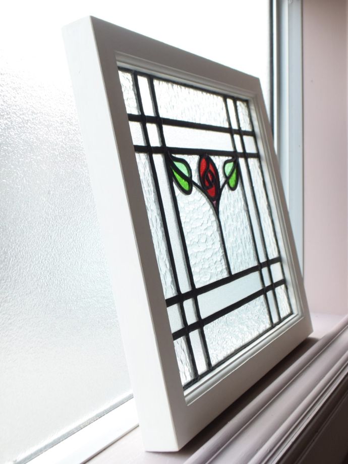 アンティークのステンドガラス