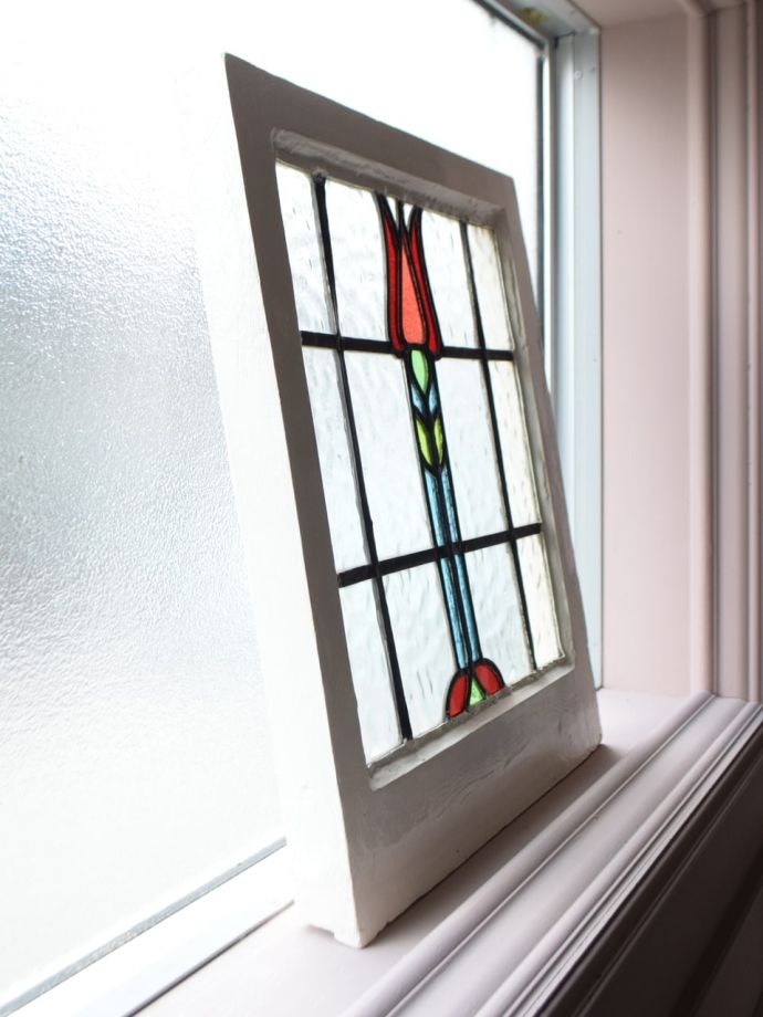 アンティークのステンドガラス