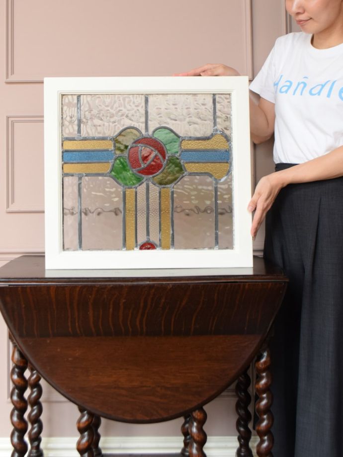 アンティークのステンドグラス