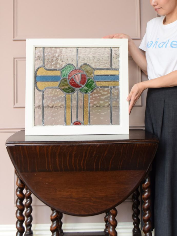 アンティークのステンドグラス