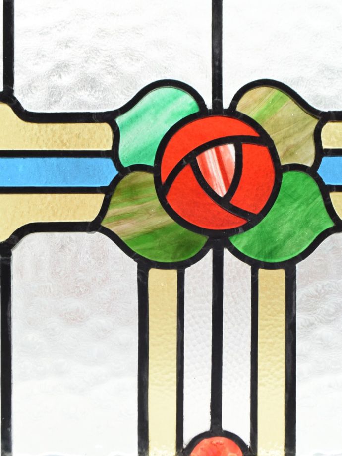 ステンドグラスのバラ