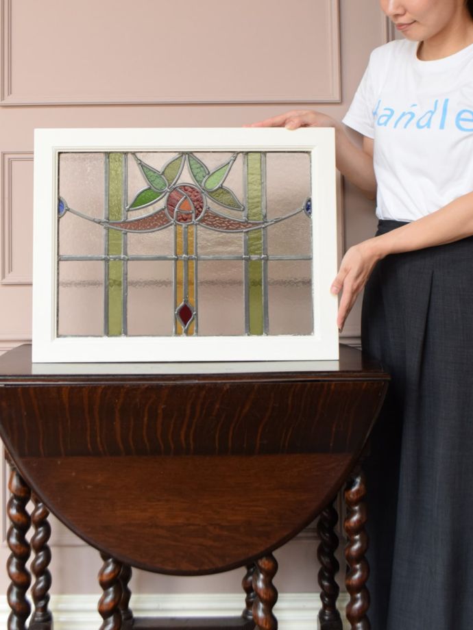 アンティークのステンドグラス