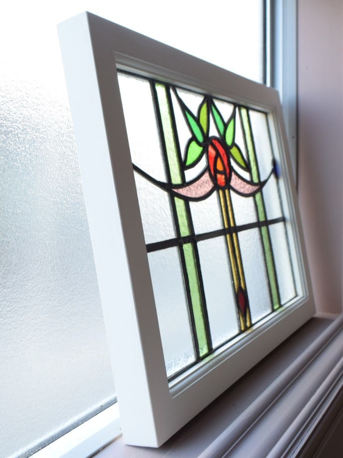 アンティークのステンドガラス