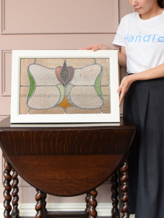 アンティークのステンドグラス