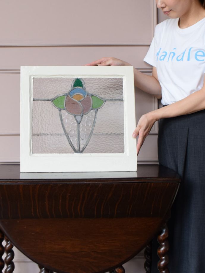 アンティークのステンドガラス