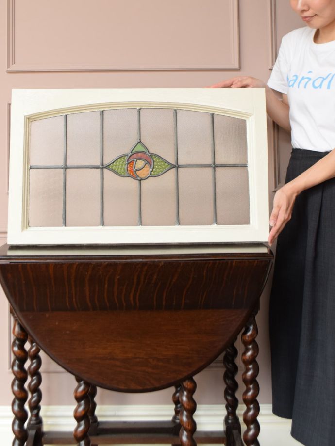 アンティークのステンドガラス