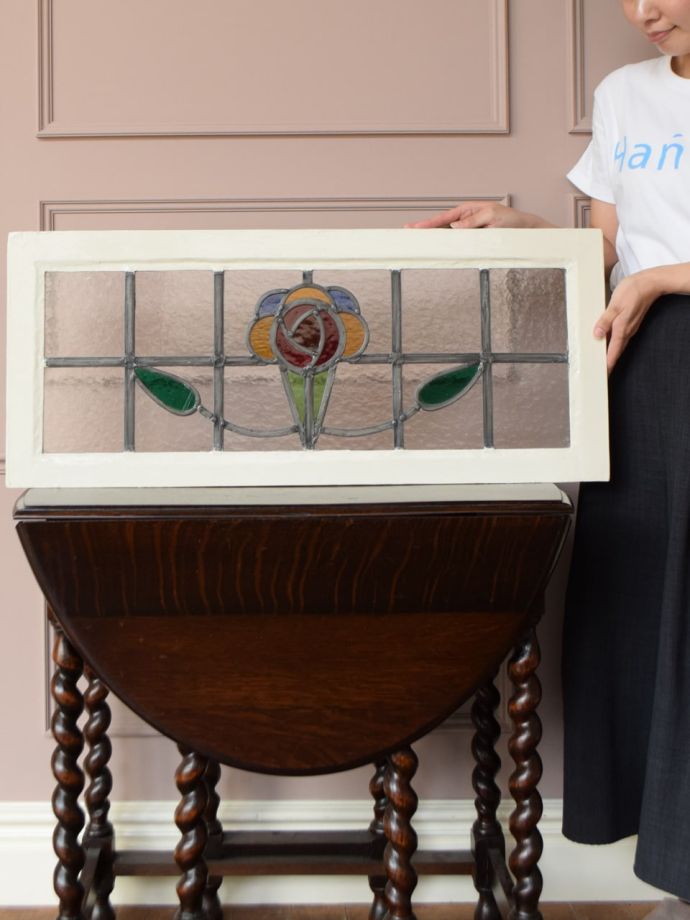 アンティークのステンドガラス