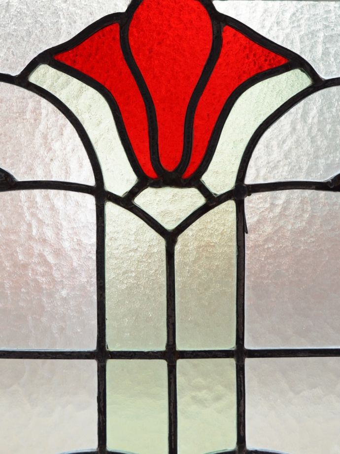 お花のステンドガラス