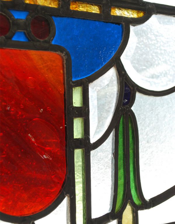 アンティーク ステンドグラス アンティーク雑貨 絵画のような美しさ・・・英国アンティークステンドグラス。ぬくもりのあるアンティークのガラスから光が差仕込むと、お部屋がやさしい空気に包まれてとても素敵です。(g-917)