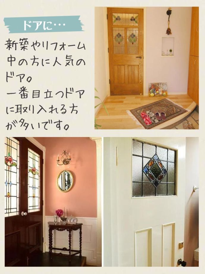 ドアの埋め込み