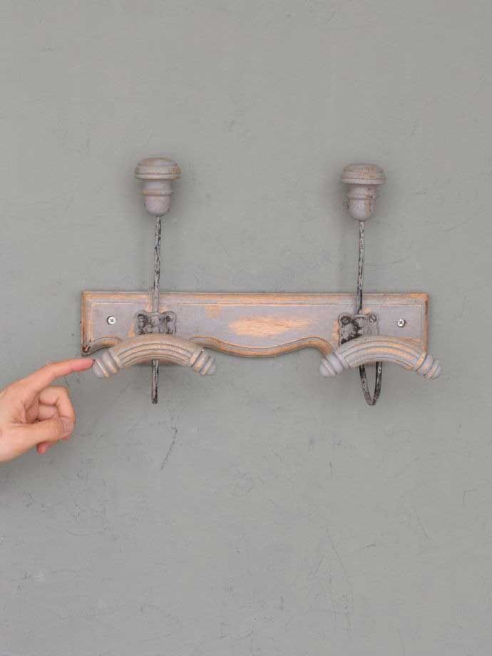 フレンチアンティーク調の壁フック