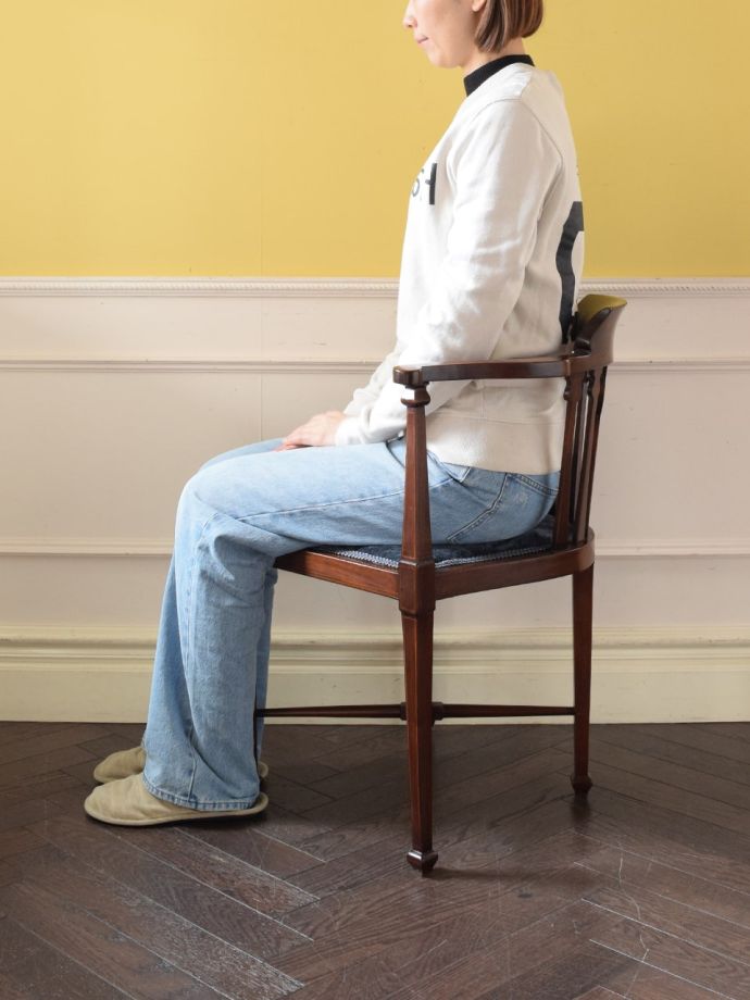 コーナーチェアの掛け心地