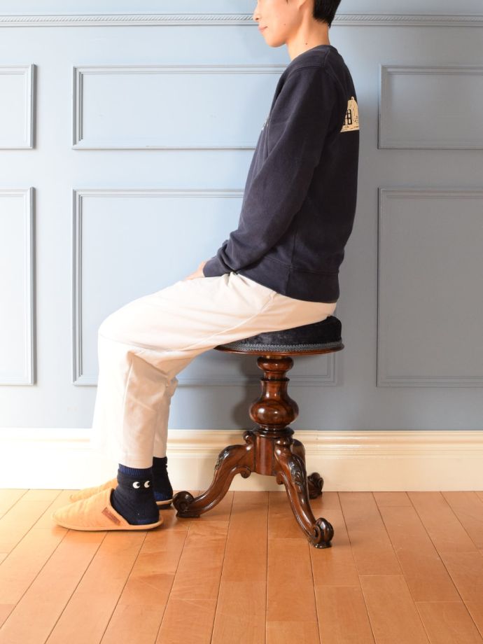 ピアノスツールの掛け心地