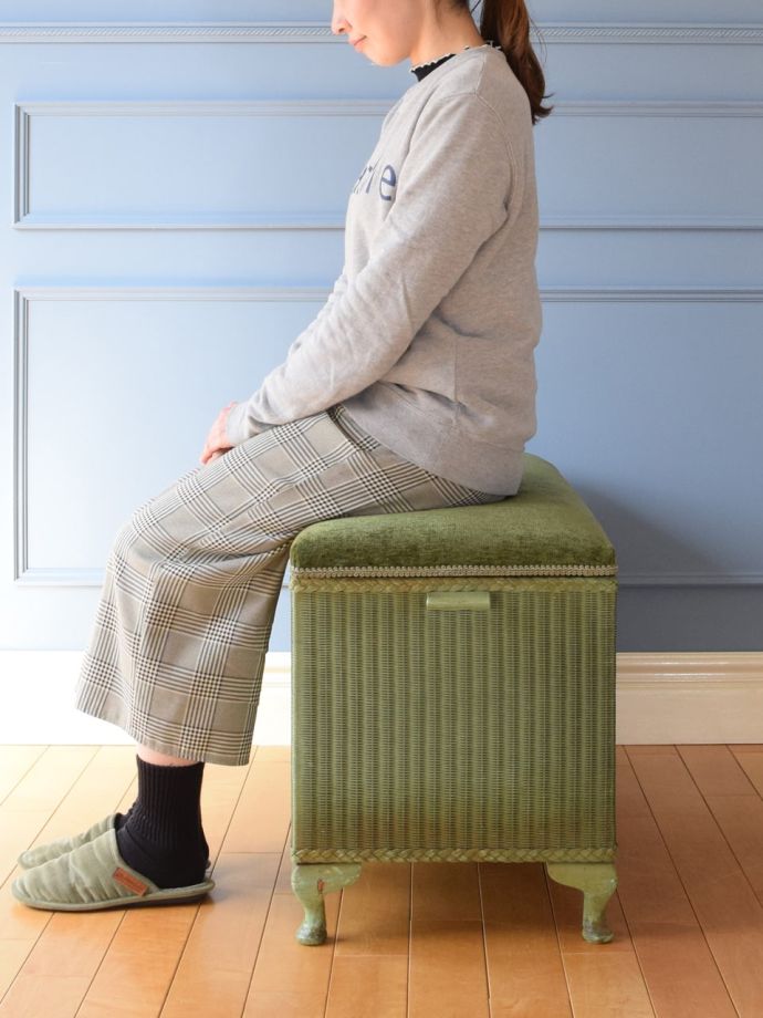 ベンチの掛け心地