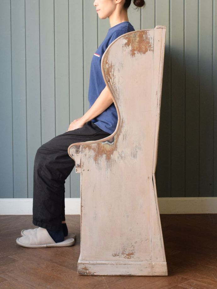 ベンチの掛け心地