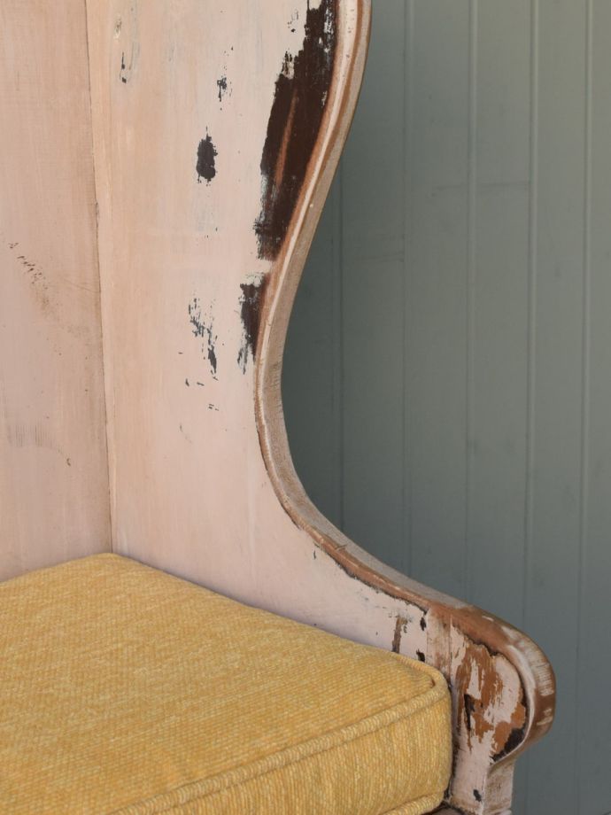 アンティークの椅子のアーム