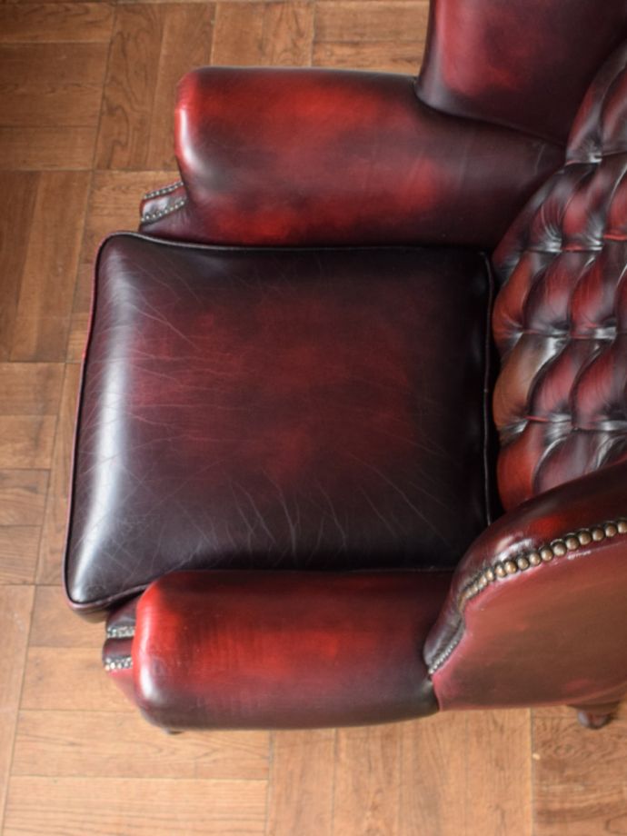 アンティークの椅子の座面