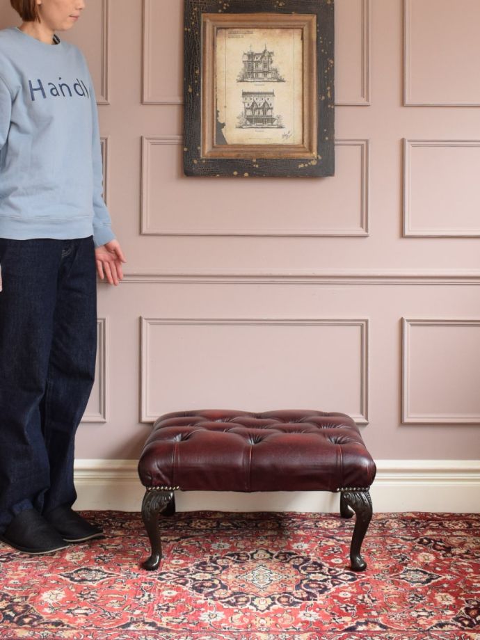 英国アンティークのスツール