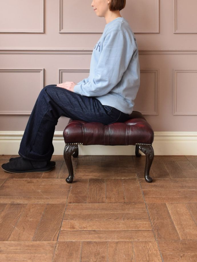 アンティークの椅子の側面