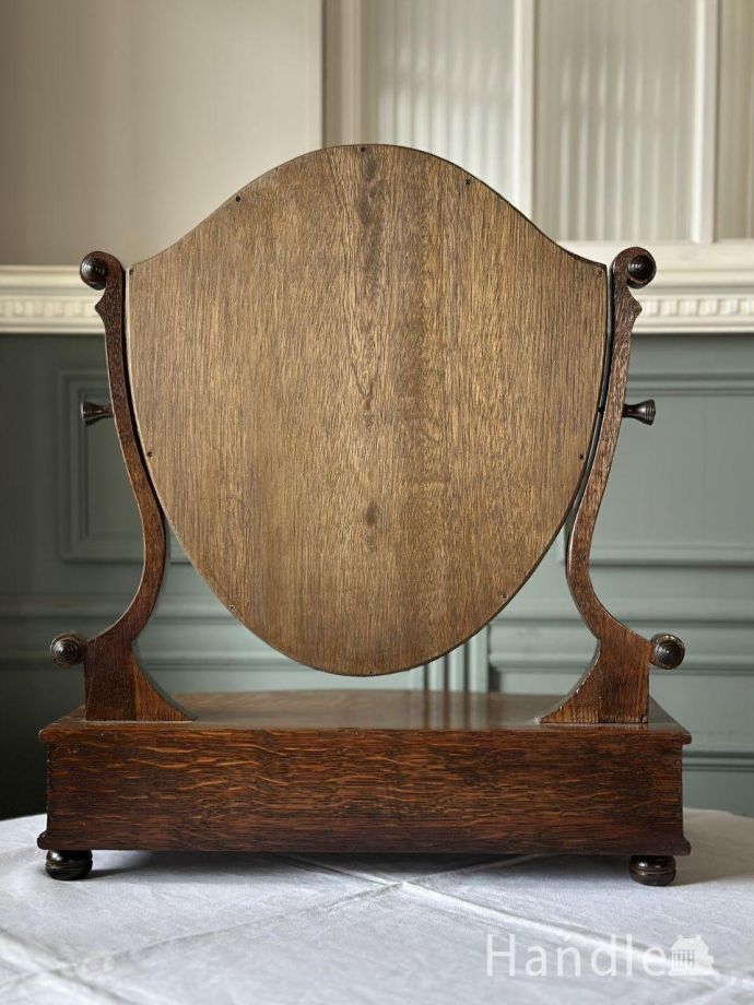 アンティークミラーの裏側