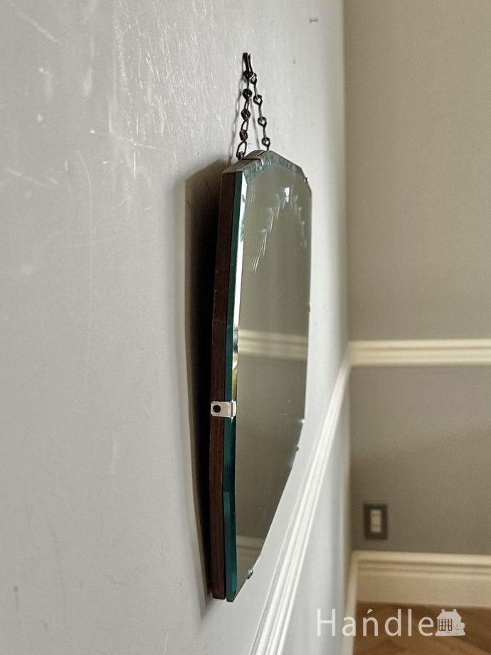 アンティークミラーの側面