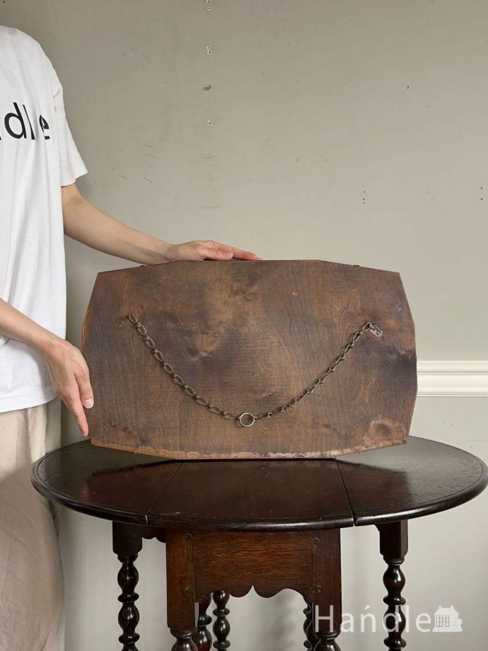 アンティークの鏡の裏