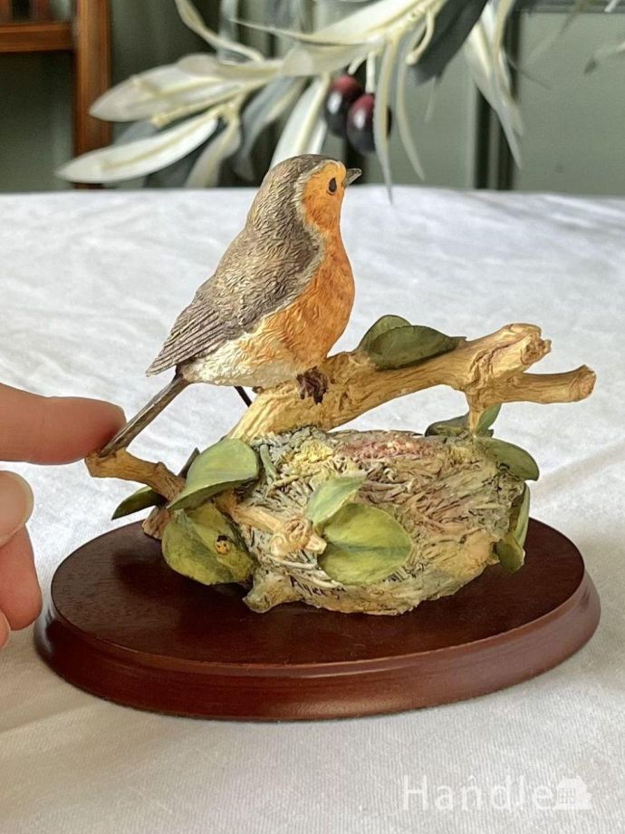 イギリスから届いたビンテージ鳥のオブジェ、Border Fine Artsの