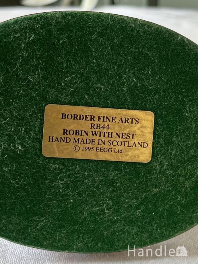 イギリスから届いたビンテージ鳥のオブジェ、Border Fine Artsの