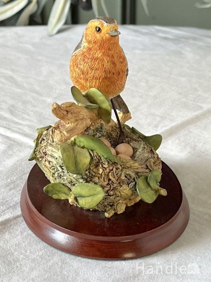 イギリスから届いたビンテージ鳥のオブジェ、Border Fine Artsの