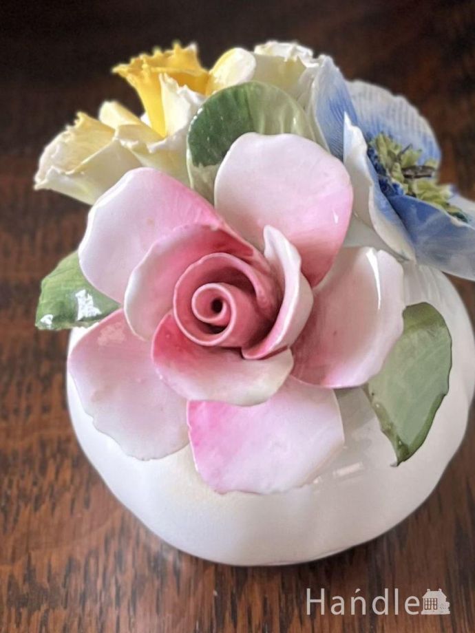 アンティークの陶花