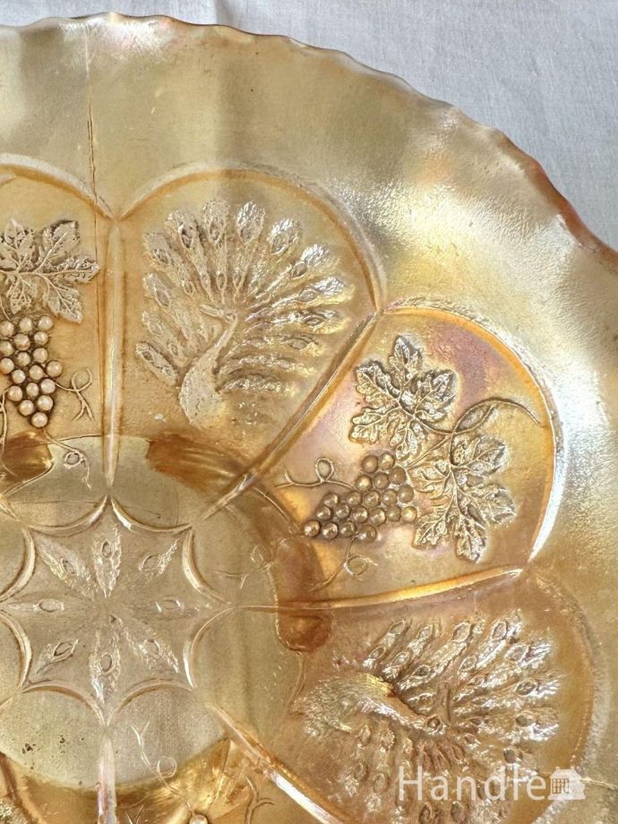 アンティークガラスのボウル