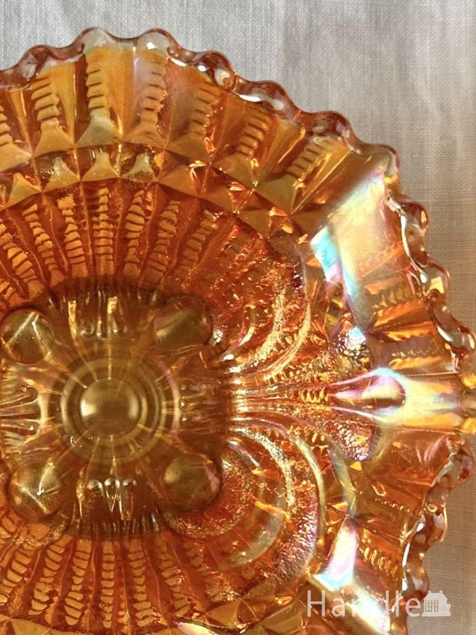 アンティークガラスのボウル