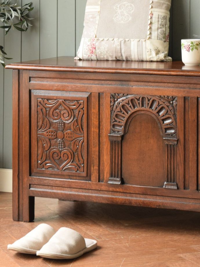 ブランケットボックスの装飾