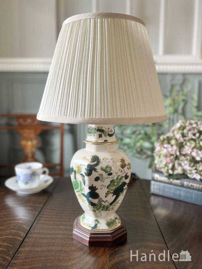 アンティークの照明、テーブルランプ