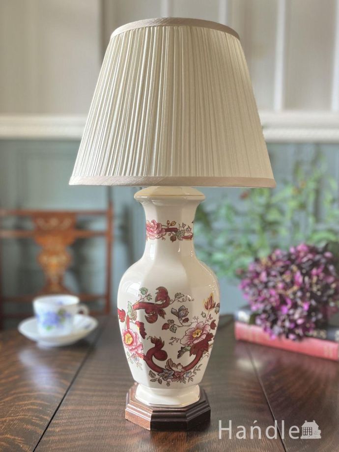 アンティークの照明、テーブルランプ