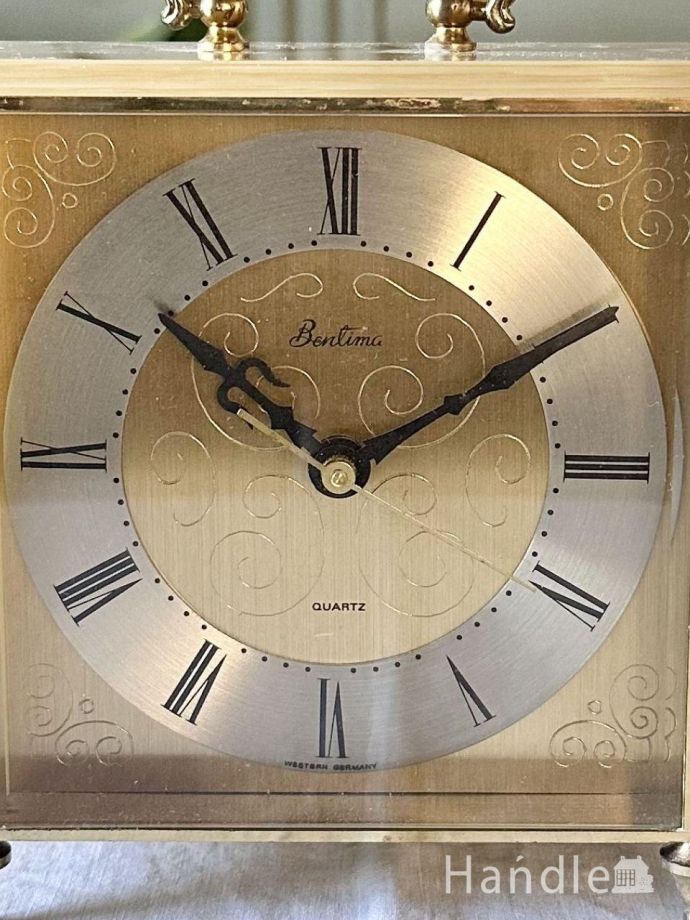 アンティークの置き時計