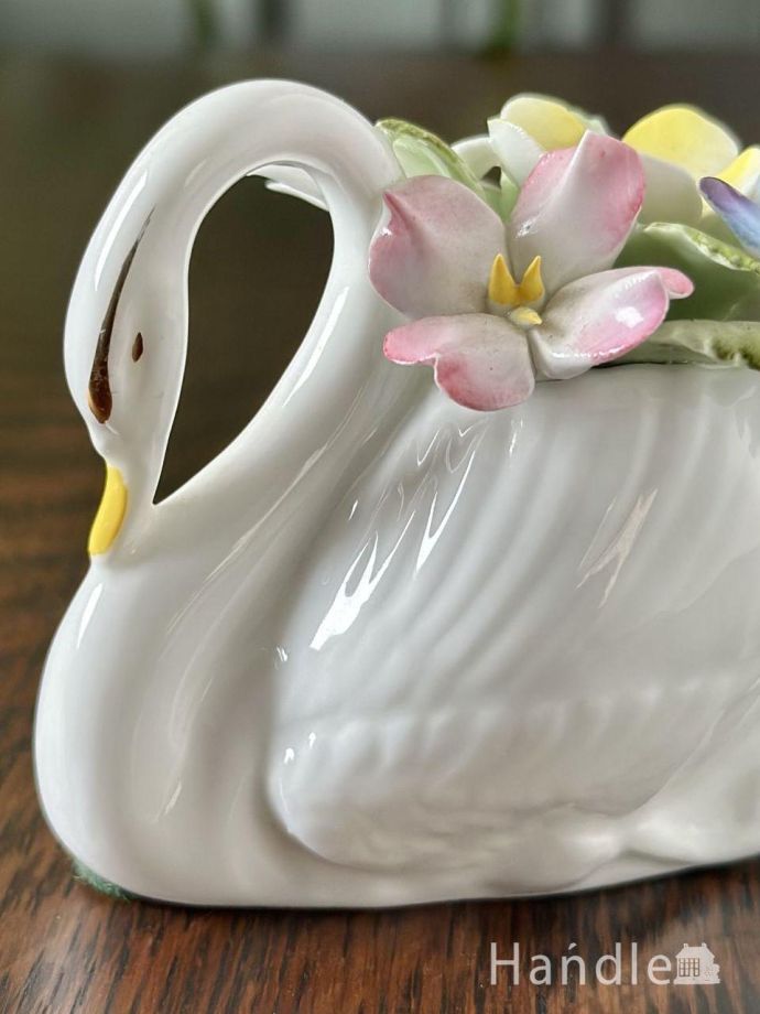 アンティークの陶花