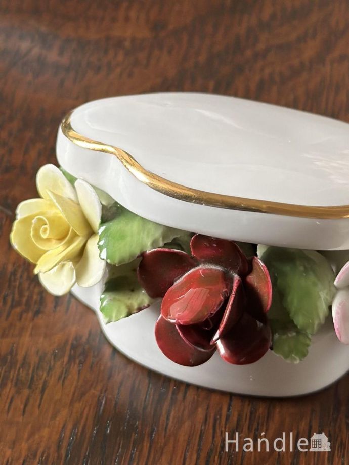 アンティークの陶花