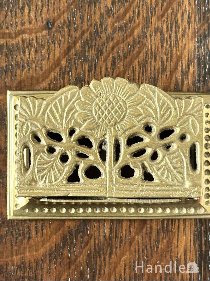 アンティーク真鍮製のスタンプボックス