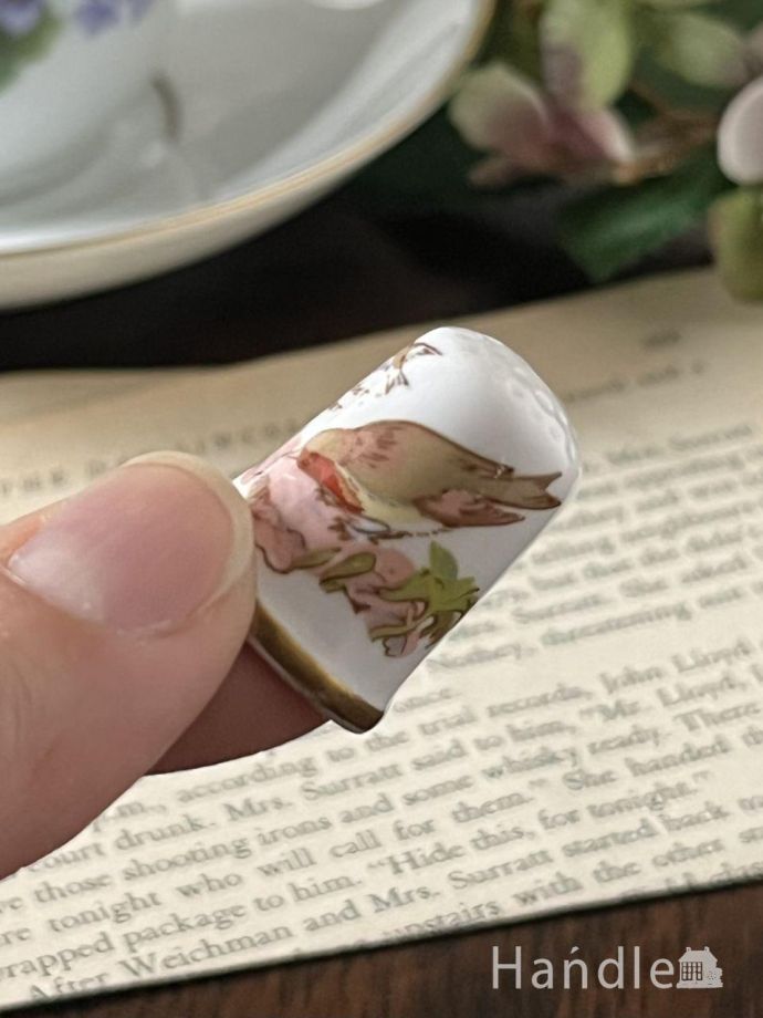 英国アンティークのおしゃれなシンブル