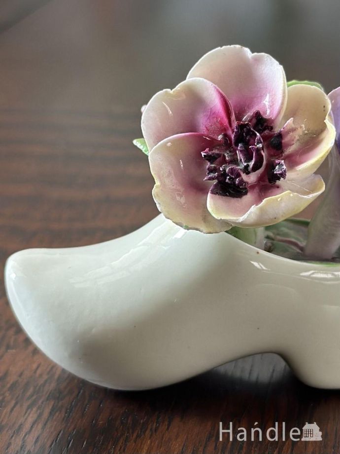アンティークの陶花