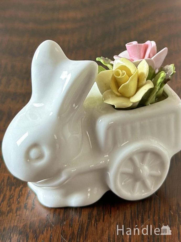 アンティークの陶花