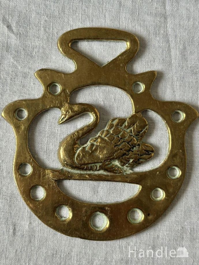 アンティークの真鍮ホースブレス