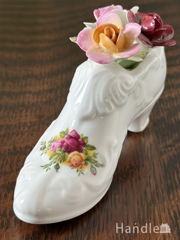 アンティークの陶花