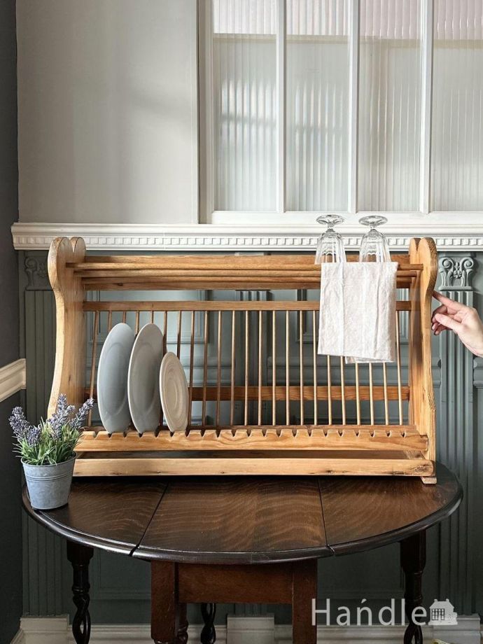 アンティークのディッシュラック