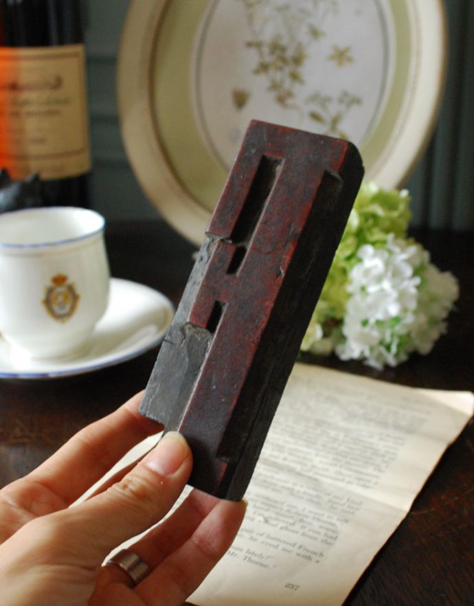 木製のスタンプ