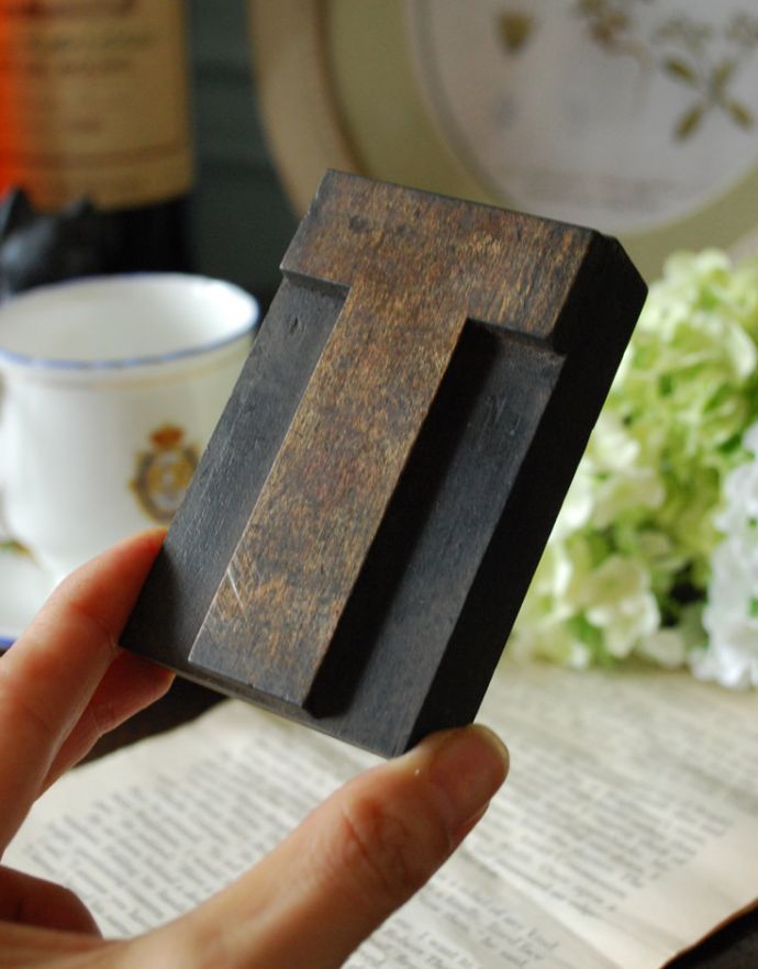 木製のスタンプ