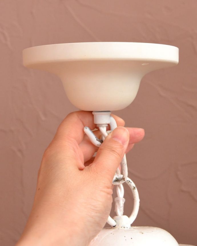 照明・ライティング シャンデリア カバーも付いています。(h-384-z)