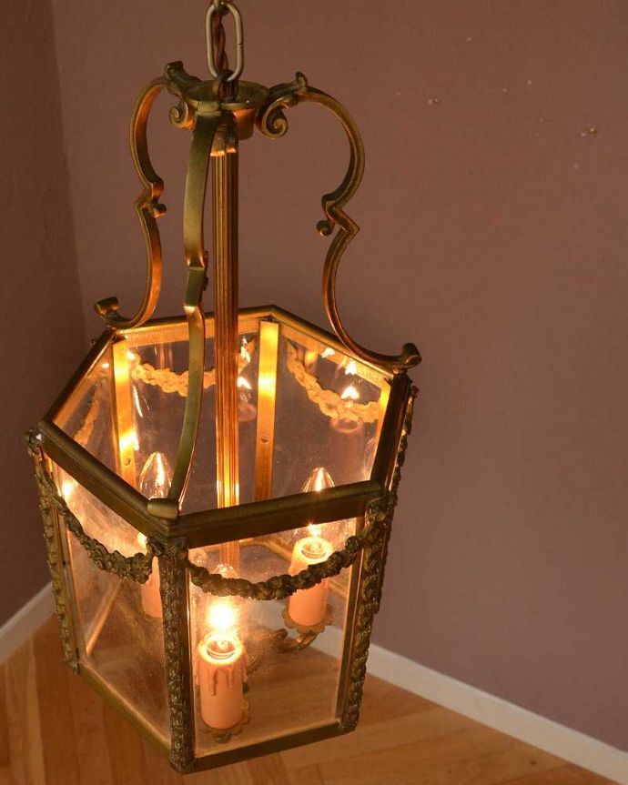 LED電球対応のアンティーク照明